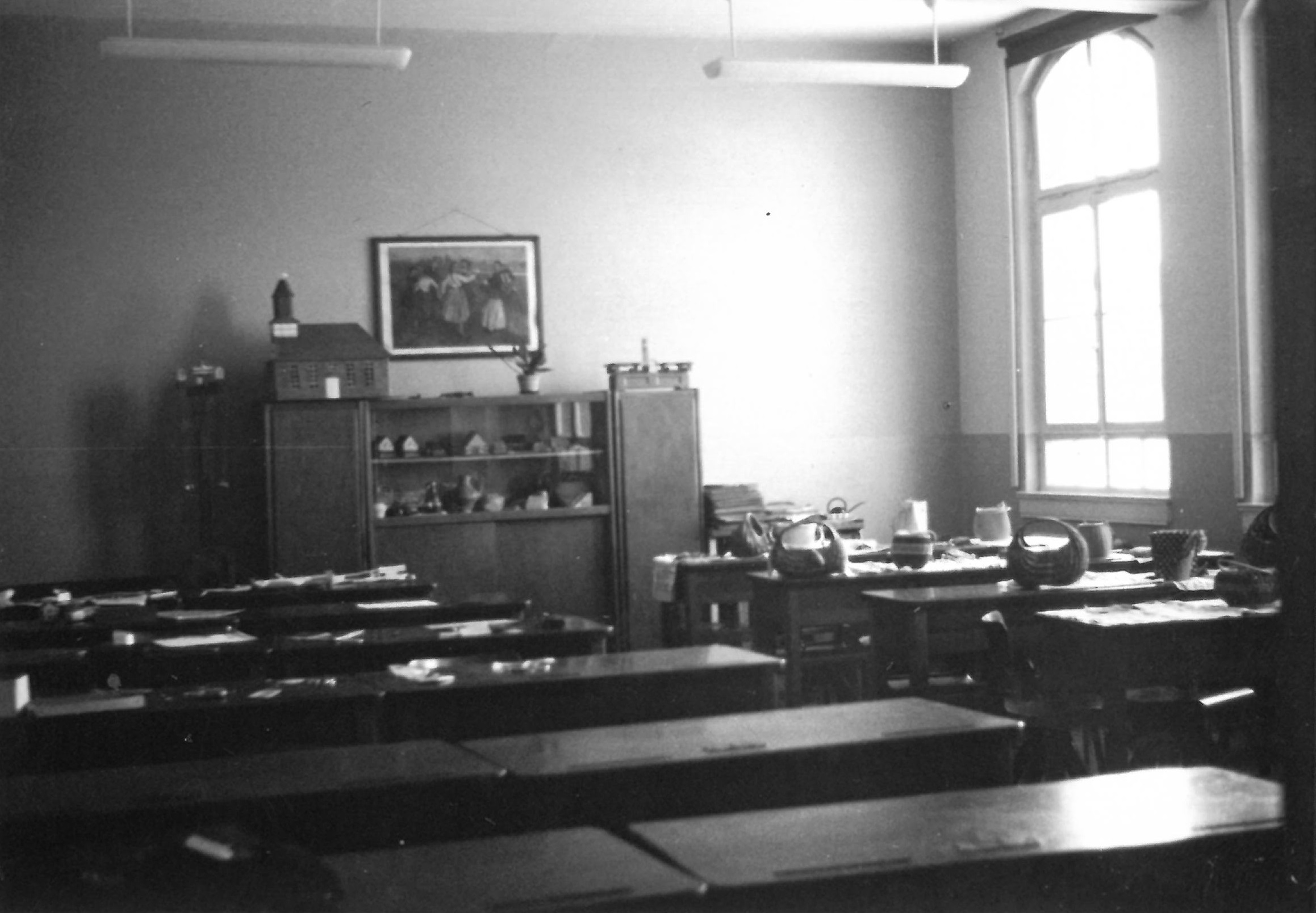 Ein altes Klassenzimmer im Erdgeschoss der Schule an der Kasseler Str. 24. @Gemeinde Niestetal
